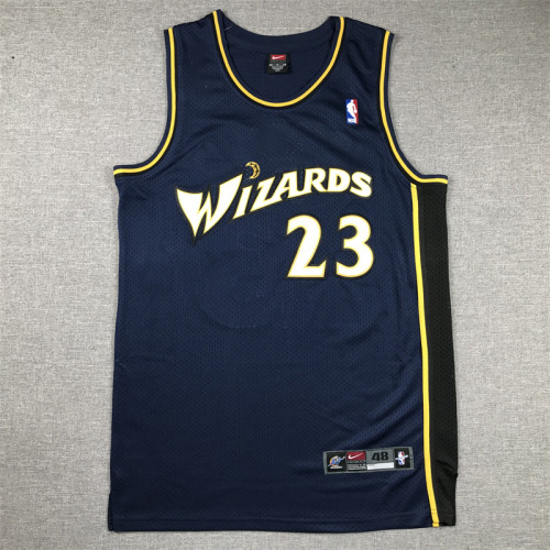 Washington Wizards 23 JORDAN Dark Blue NBA Jersey Basketball Shirt