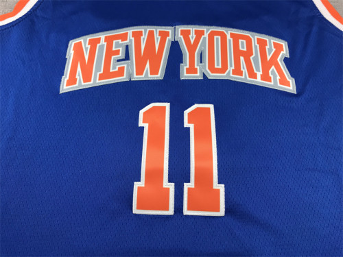 New York Knicks 11 BRUNSON Blue NBA Jersey Basketball Shirt
