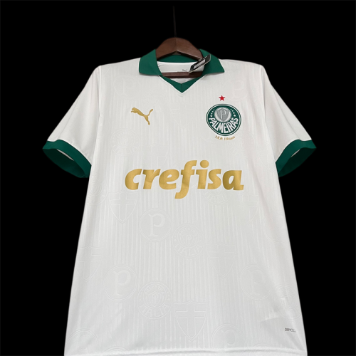 Fan Version 2024-2025 Palmeiras Away White Soccer Jersey