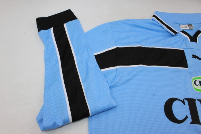 Long Sleeve Retro Jersey 1998-2000 Lazio Home Soccer Jersey Vintage Football Shirt