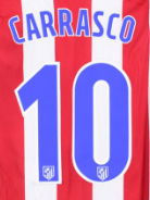 Carrasco 10 lettering for Altetico Madrid 2016-2017 Home Soccer Jersey