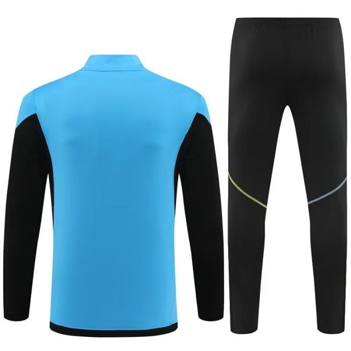 2023-2024 Arsenal Blue/Black Soccer Training Sweater and Pants
