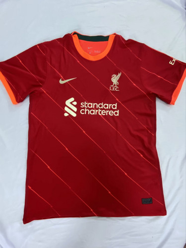 Retro Jersey 2021-2022 Liverpool Home Soccer Jersey Vintage Football Shirt