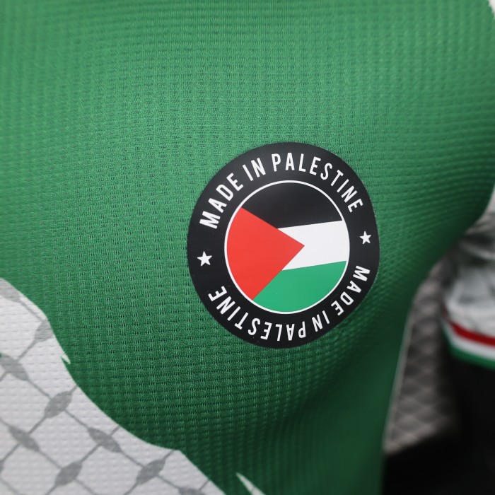 Player Version 2024 Palestine Away White Soccer Jersey