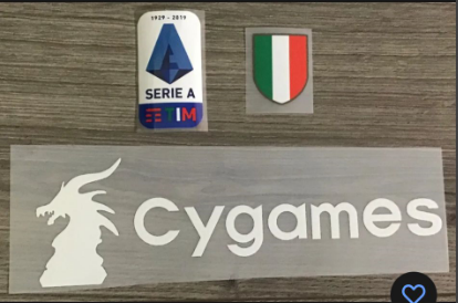 Serie A+Scudetto+Cygames Patch for Juventus Jersey