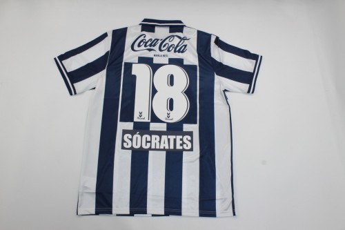 Retro Jersey 1994 Botafogo SOCRATES 18 Home Soccer Jersey Vintage Football Shirt