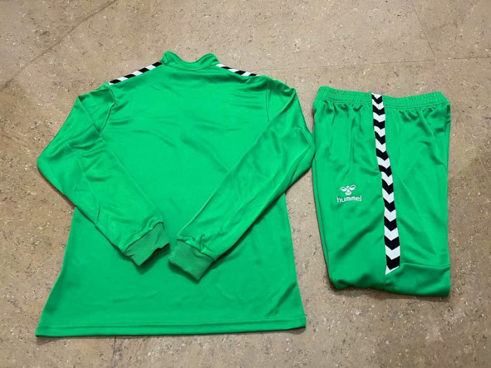 2023-2024 Real Betis Green Soccer Training Sweater and Pants