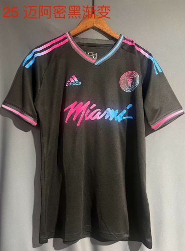 Fan Version 2024-2025 Inter Miami Special Edition Black Soccer Jersey Football Shirt