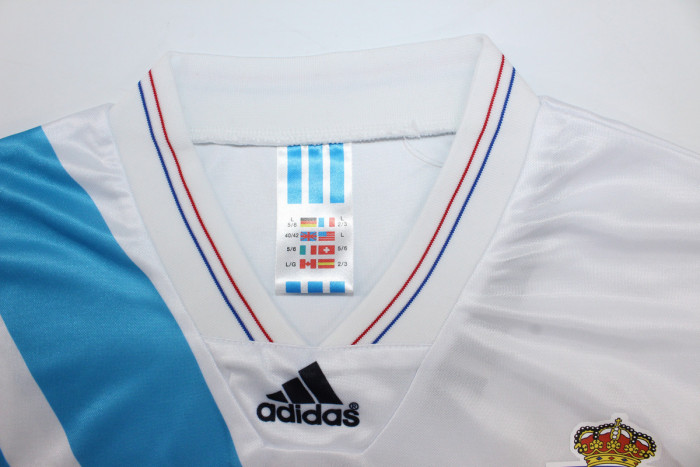 Retro Jersey 1992-1993 Real Zaragoza Home Soccer Jersey Vintage Camisetas de Futbol