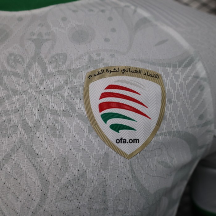 Player Version 2024 Oman Home Soccer Jersey Football Shirt