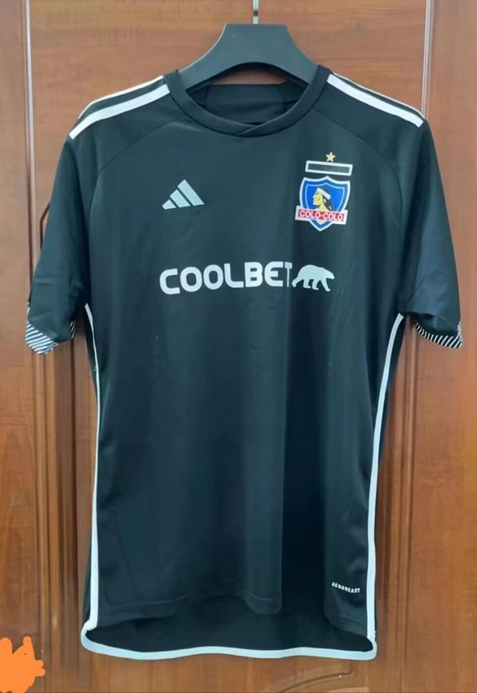 US 32.00 Fans Version 20242025 ColoColo Away Black Soccer Jersey