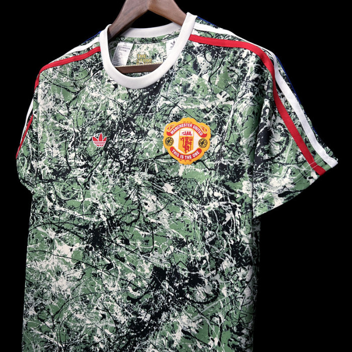 Fan Version 2024 Manchester United Special Edition Soccer Pre-match Top Jersey Man United Football Shirt