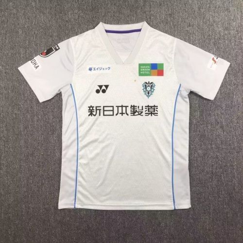 Fans Version 2024-2025 Avispa Fukuoka Away White Soccer Jersey