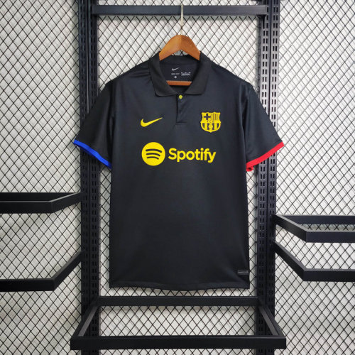 2023-2024 Barcelona Black Soccer Polo Football Polo