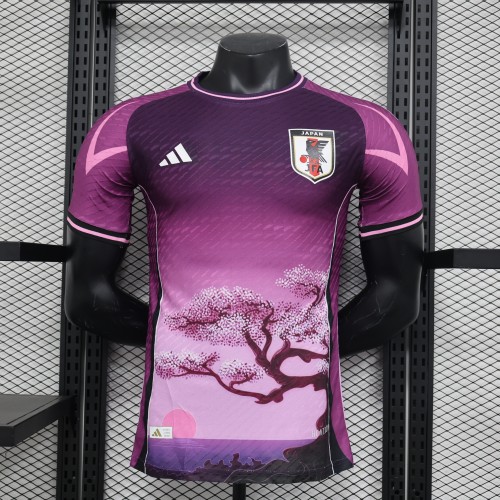 Player Version 2024 Japan Purple Soccer Jersey