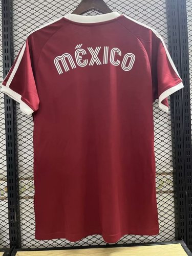 Retro Jersey 1985 Mexico Red Soccer Jersey Vintage Football Shirt