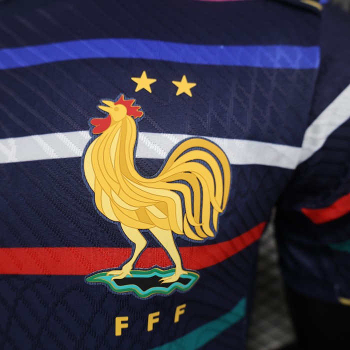 Player Version 2024 France Soccer Pre-match Jersey Football Shirt