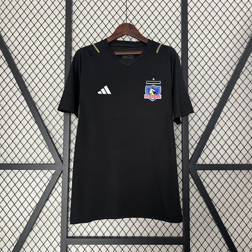 Fans Version 2024-2025 Colo-Colo Black Training Soccer Jersey