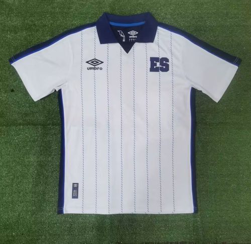 Fans Version 2024-2025 El Salvador White Special Edition Soccer Jersey