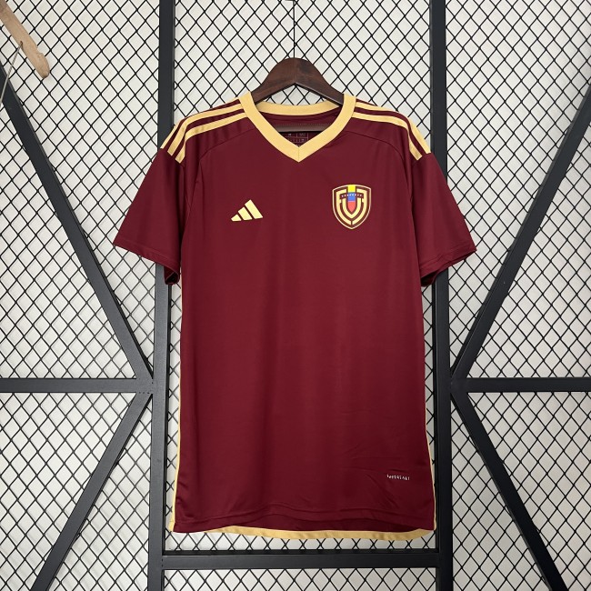 Fan Version 2024 Venezuela Home Soccer Jersey Football Shirt