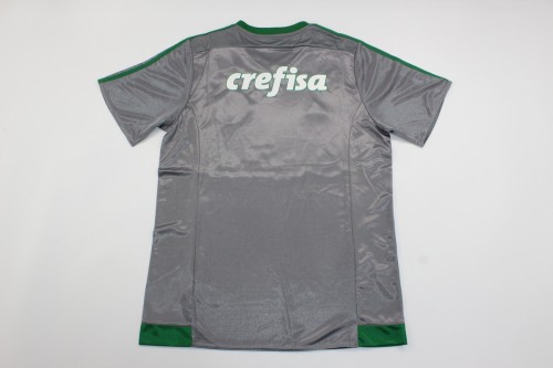 Retro Camisetas de Futbol 2015 Palmeiras Grey Soccer Jersey Football Shirt