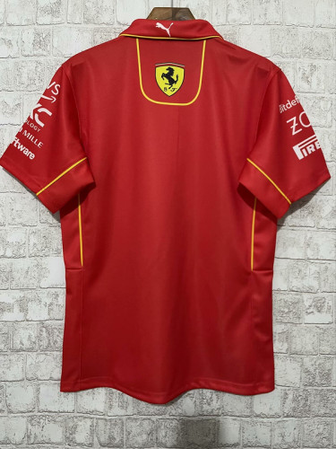 2024-2025 F1 Ferrari  Red Polo