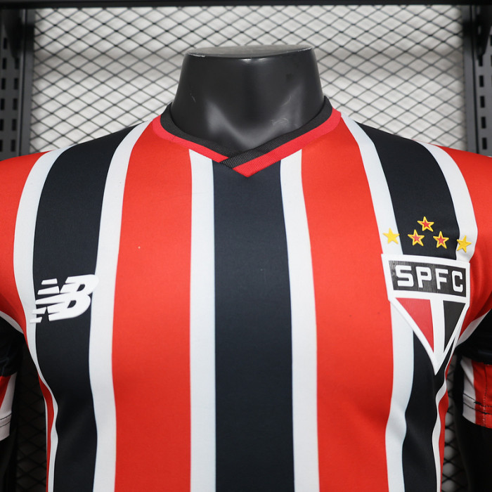 Player Version 2024-2025 Sao Paulo Away Soccer Jersey