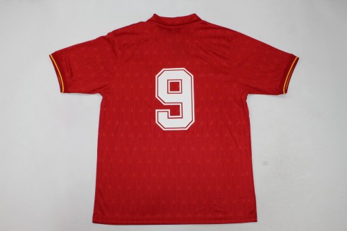 Retro Jersey 1988-1991 Spain 9 Home Soccer Jersey Vintage Football Shirt