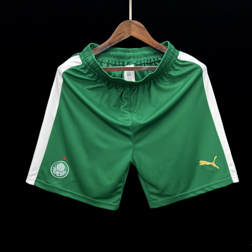 Fan Version 2024-2025 Palmeiras Away Green Soccer Shorts