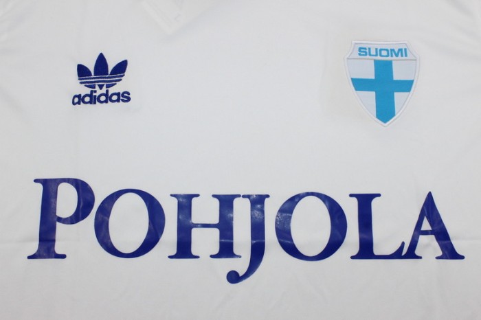 Retro Jersey 1982 Finland Home Soccer Jersey Vintage Football Shirt
