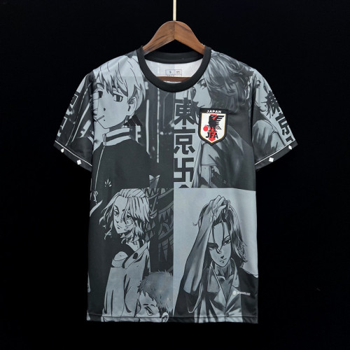 Fan Version 2024 Japan Black/Grey Tokyo Edition Soccer Jersey Football Shirt