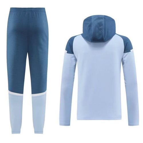 2024 Manchester City Light Blue Soccer Training Hoodie and Pants