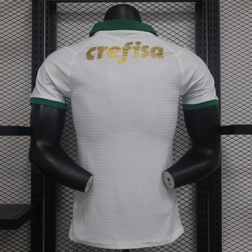 Player Version 2024-2025 Palmeiras Away White Soccer Jersey