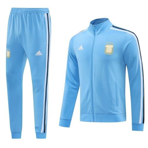 2024 Argentina Blue Soccer Training Jacket and Pants