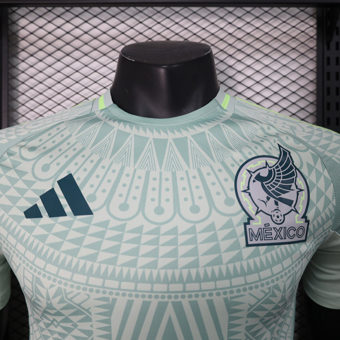 Player Version Mexico 2024 Away Soccer Jersey Adulto Camiseta de Futbol