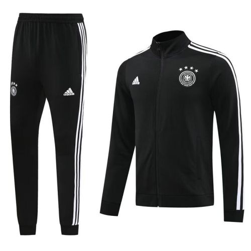 2024 Germany Black Soccer Training Jacket and Pants