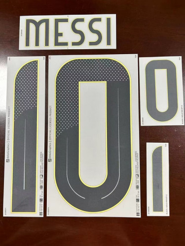 Messi 10 Lettering for 2024 Argentina Home Soccer Jersey
