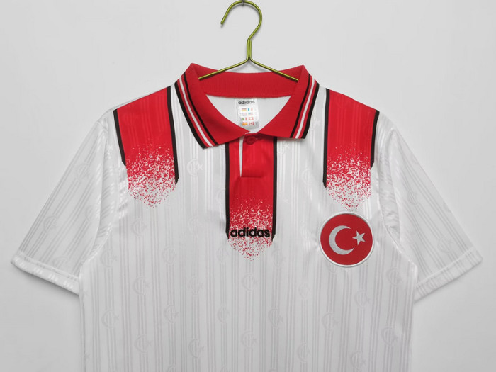 Retro Jersey 1990 Turkey Away Soccer Jersey Vintage Football Shirt