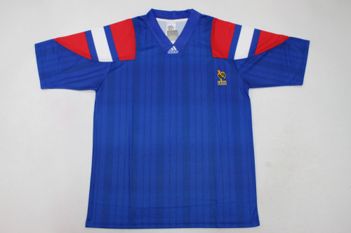 Retro Maillot 1992-1994 France Home Soccer Jersey Vintage Football Shirt