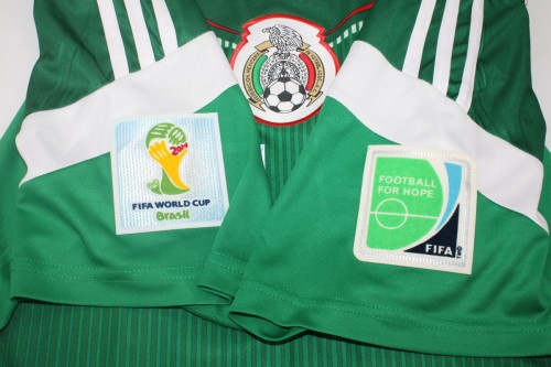 with Patch Retro Jersey 2014 Mexico Home Soccer Jersey Vintage Football Shirt