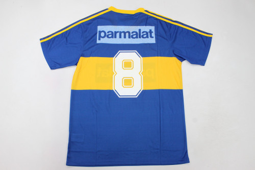 Retro Jersey 1992 Boca Juniors 8 Home Soccer Jersey Vintage Football Shirt