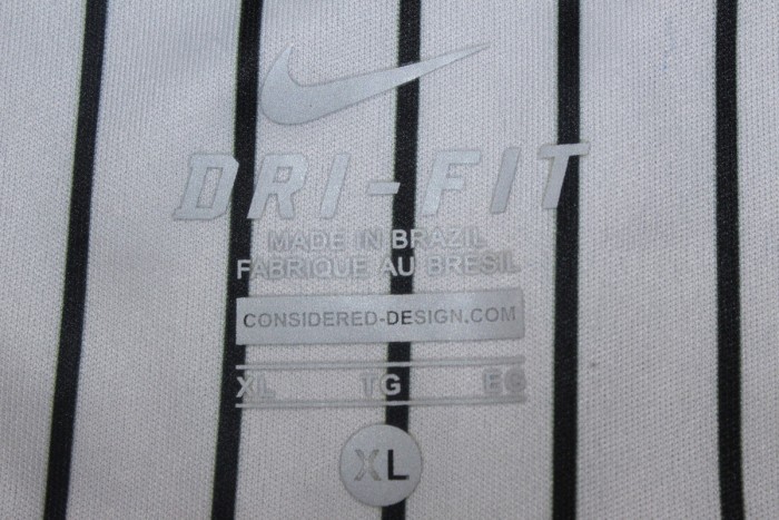 Retro Camisetas de Futbol 2010-2011 Corinthians R.CARLOS 6 Away Black Vintage Soccer Jersey