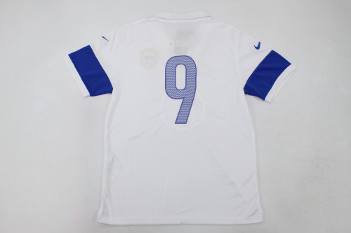 Retro Brasil Camisetas de Futbol 2004 Brazil 10 FIFA 100 Years Anniversary White Soccer Jersey