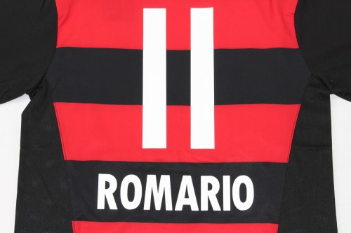 Retro Camisetas de Futbol 2005-2006 Flamengo 11 ROMARIO Home Soccer Jersey
