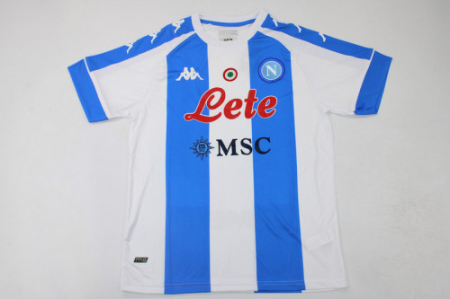 Retro Jersey 2020-2021 Calcio Napoli Home Soccer Jersey Vintage Football Shirt