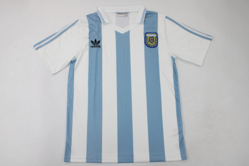 Retro Jersey 1992 Argentina Home Vintage Soccer Jersey