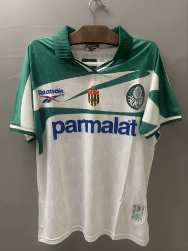 Retro Jersey 1996 Palmeiras Third Away White Soccer Jersey Vintage Football Shirt