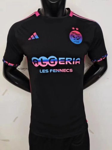 Player Version 2024 Algeria Black Soccer Jersey Football Shirt