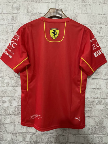 2024-2025 F1 Ferrari 16 Red Shirt