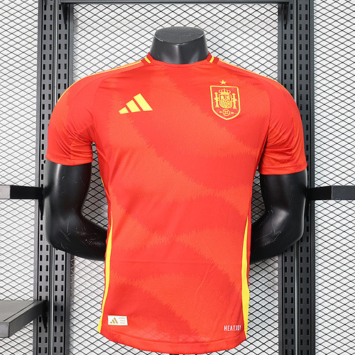 Player Version Spain 2024 Home Soccer Jersey España Camisetas de Futbol